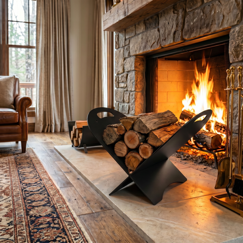 Compact Firewood Storage Unit