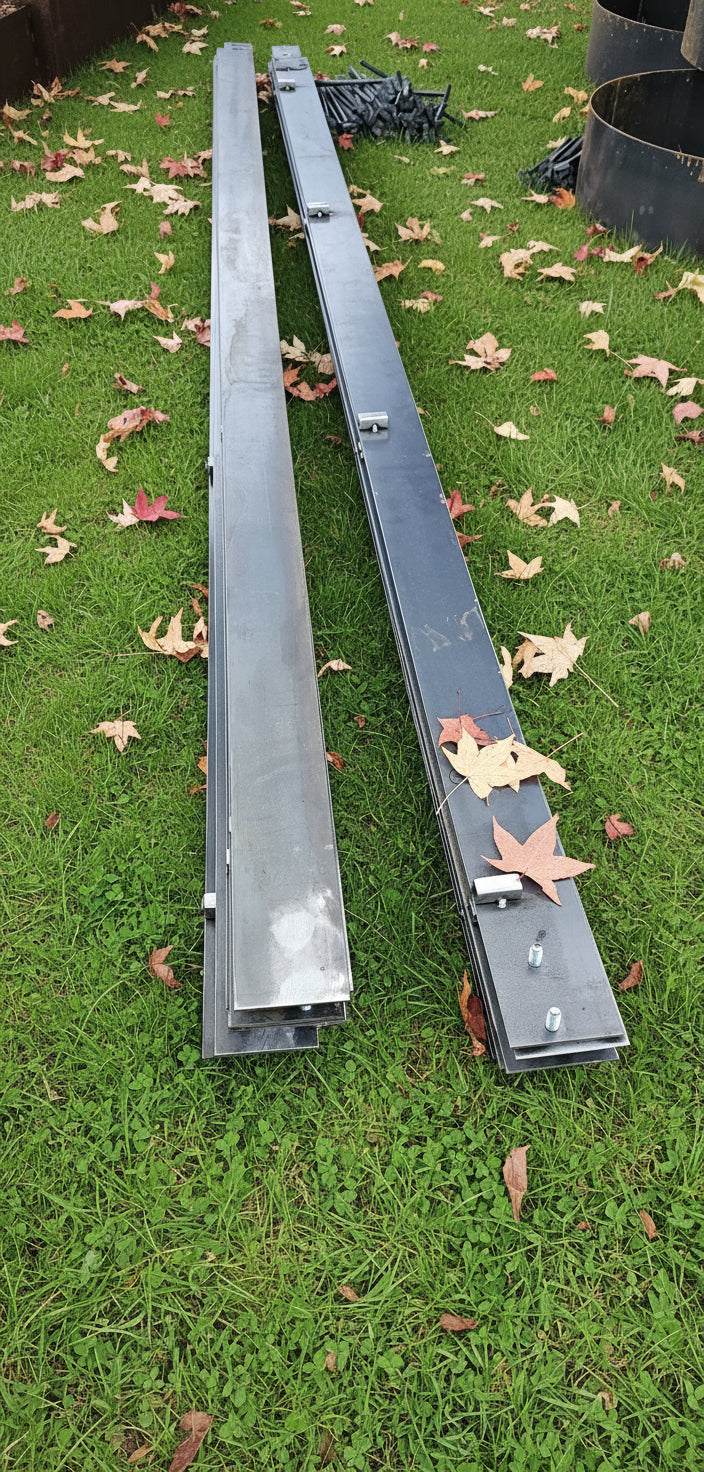 Corten Garden Edging DIY Installation System