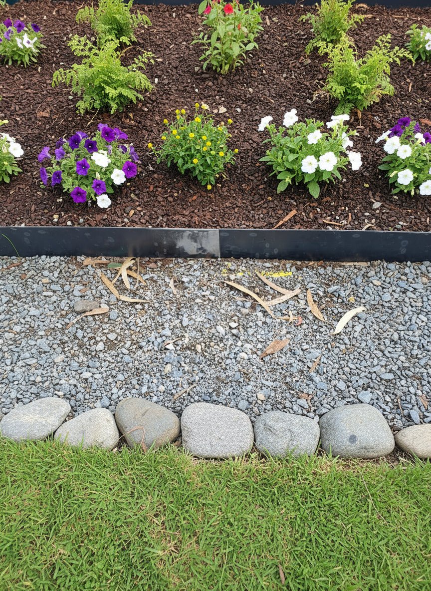 Corten Garden Edging DIY Installation System