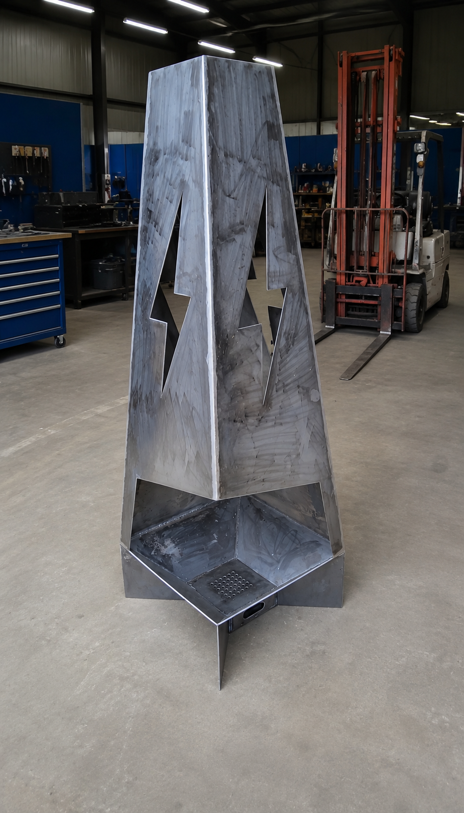 Lightning Bolt Firepit