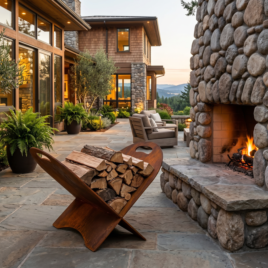 Compact Firewood Storage Unit