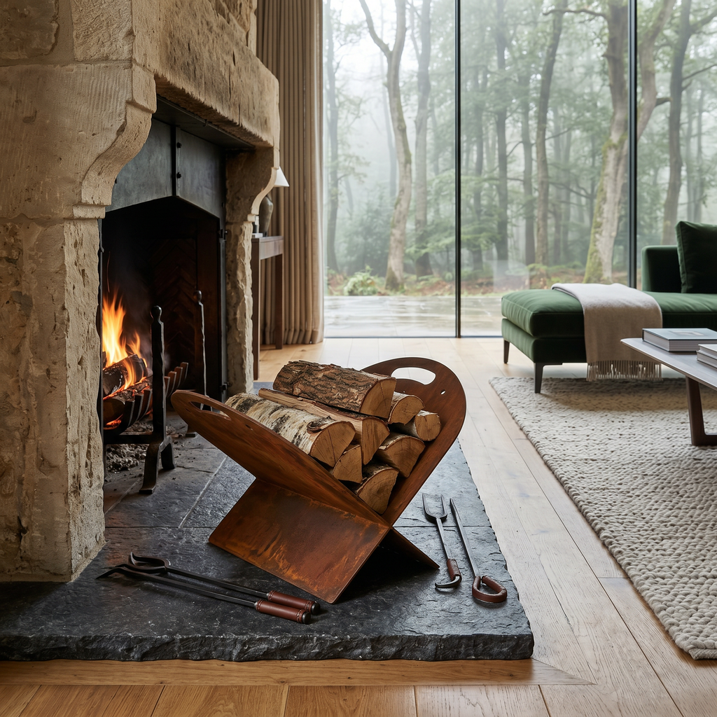 Compact Firewood Storage Unit