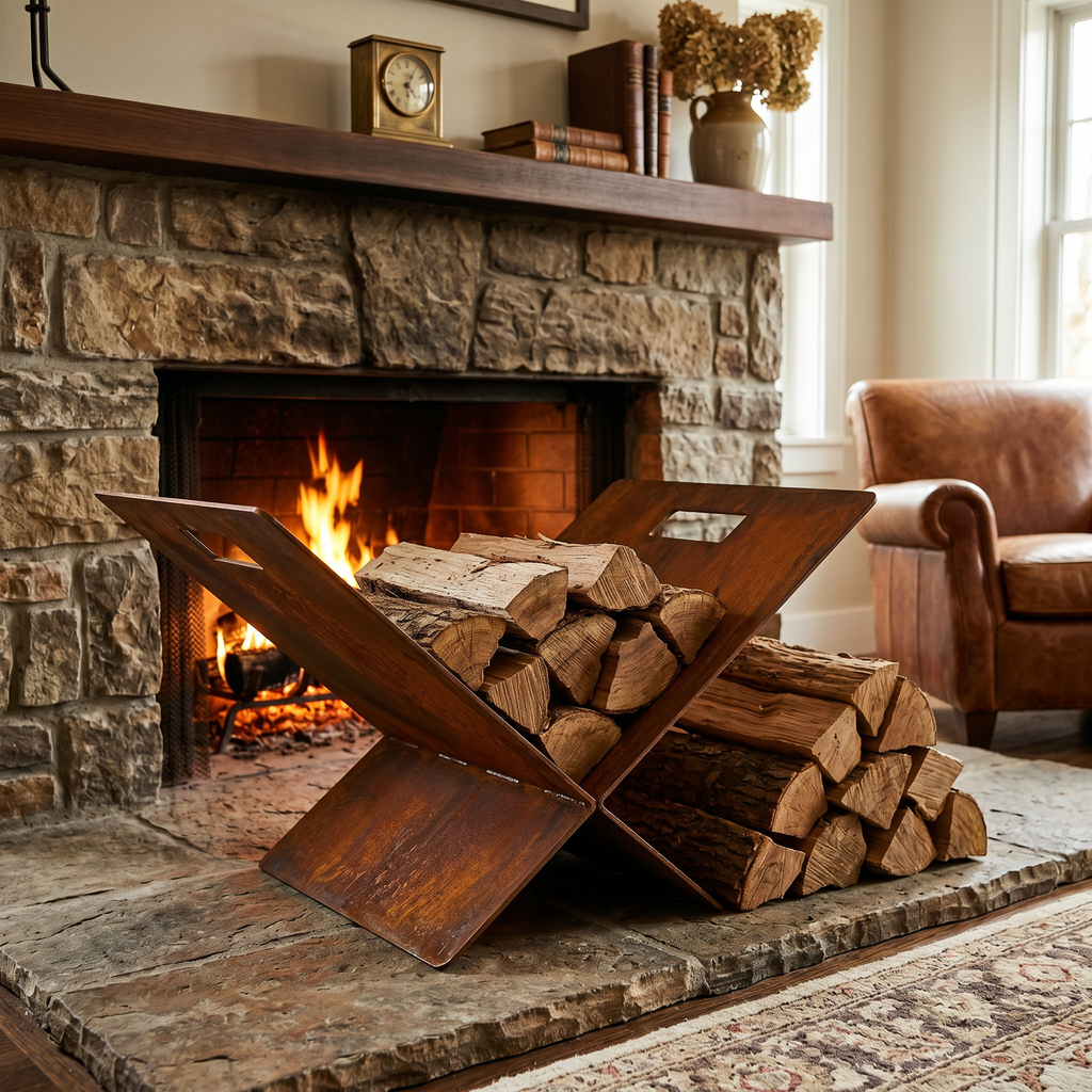 Compact Firewood Storage Unit