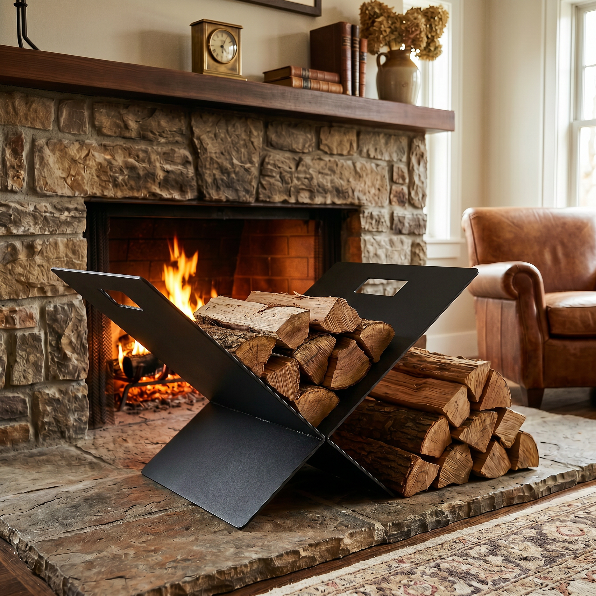 Compact Firewood Storage Unit